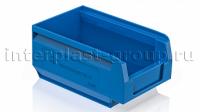 Складской лоток/контейнер для зап. частей, крепежей, голубой, 165x100x75 мм