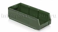Складской лоток/контейнер для зап. частей, крепежей, темно-зеленый, 500x225x150 мм
