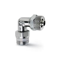 Фитинг угловой поворотный с накидной гайкой Camozzi 1541 10/8-1/4