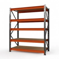 Стеллаж металлический Оптима, 3500x2500x785 мм. Полки: 5 шт. фанера