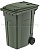 Мусорный контейнер 360 л зеленый