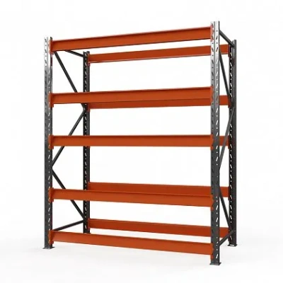 Стеллаж металлический Оптима, 2500x1250x785 мм. Полки: 5 шт. без настила