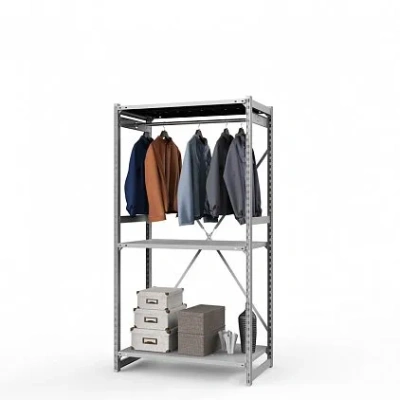 Стеллаж металлический ТСУ Универсал, 2000x1060x500 мм.Штанги: 1шт. Полки: метал. усил. перф. 3 шт.