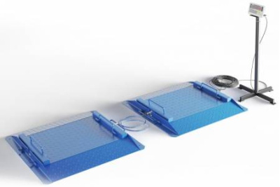 ИСТОК 40-6П/20 (ГосРеестр) - Автомобильные электронные весы переносные поосного взвешивания