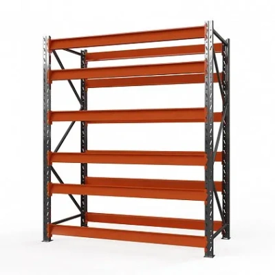 Стеллаж металлический Оптима, 3500x1250x785 мм. Полки: 6 шт. без настила