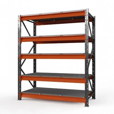 Стеллаж металлический Оптима, 2500x2500x785 мм. Полки: 5 шт. метал.
