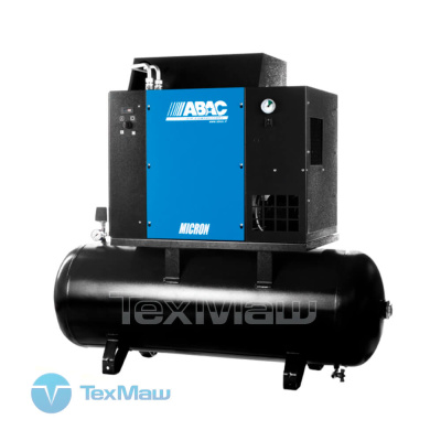 Винтовой компрессор ABAC MICRON.E 5,5 - 270 - 8 бар с осушителем, стартер звезда