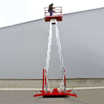 Телескопический двухмачтовый подъемник ZX-2-080 OXLIFT 8000 мм 200 кг